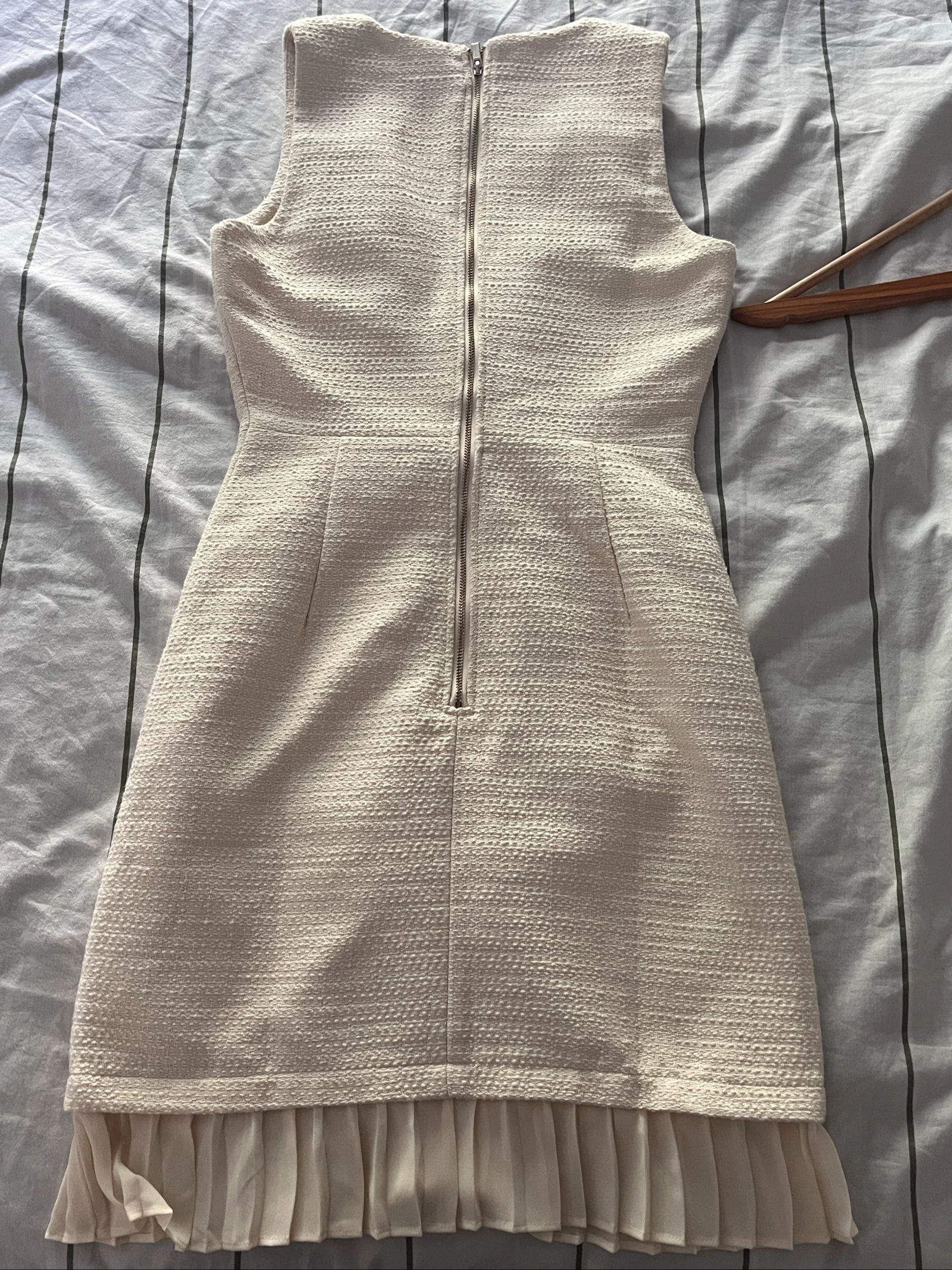 Vestido de tweed ivory Morgan TXS – photo 3
